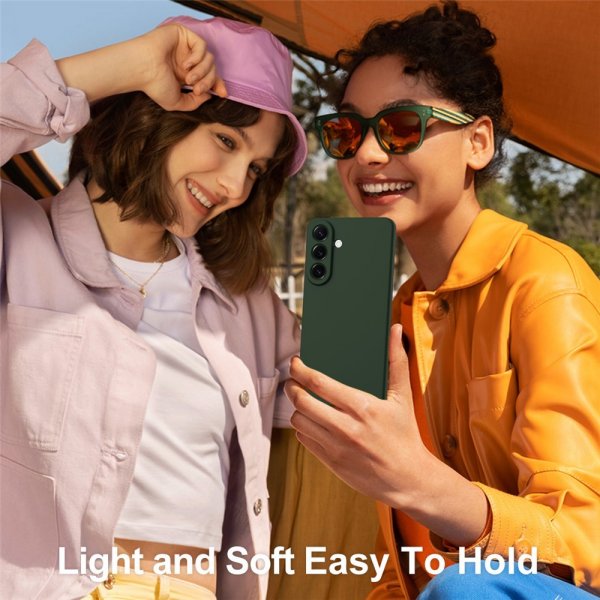 Samsung Galaxy A57 Kuori rannehihnalla, silikoninen MagSafe, vihreä