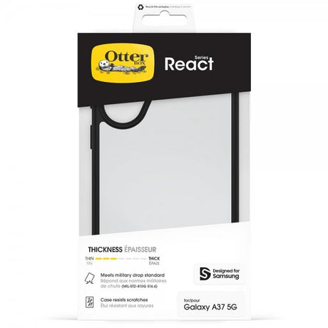 Otterbox Samsung Galaxy A37 -suojakuori React Black Crystal