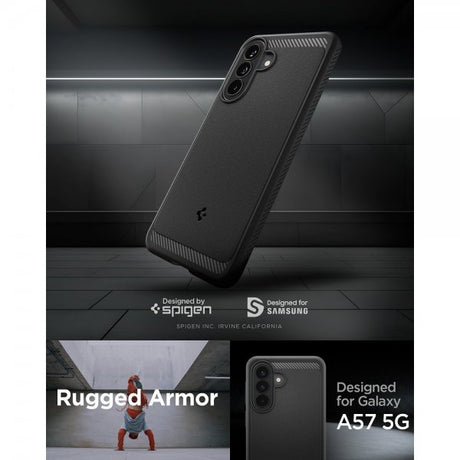 Spigen Samsung Galaxy A57 Kuori Rugged Armor Matte Black