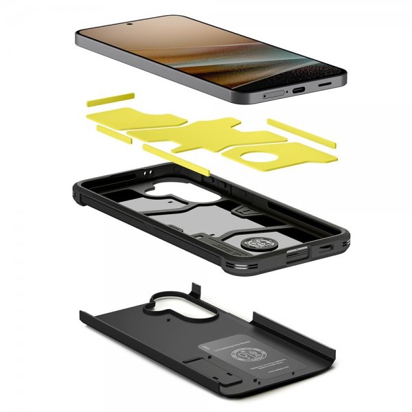 Spigen Samsung Galaxy A57 Tough Armor -kuori, musta