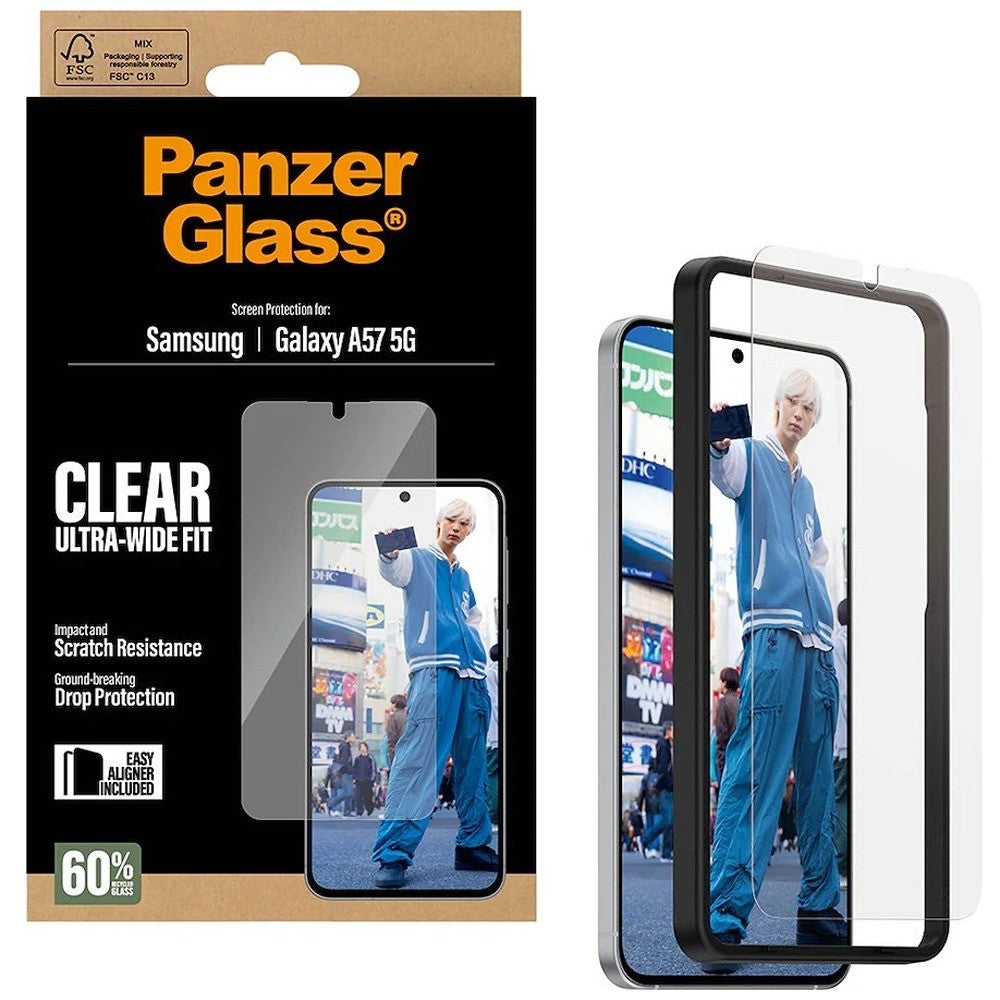 PanzerGlass Samsung Galaxy A57 Näytönsuoja Ultra-Wide Fit EasyAligner