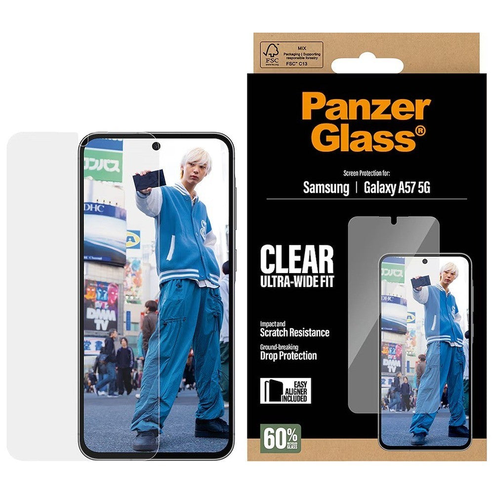 PanzerGlass Samsung Galaxy A57 Näytönsuoja Ultra-Wide Fit EasyAligner