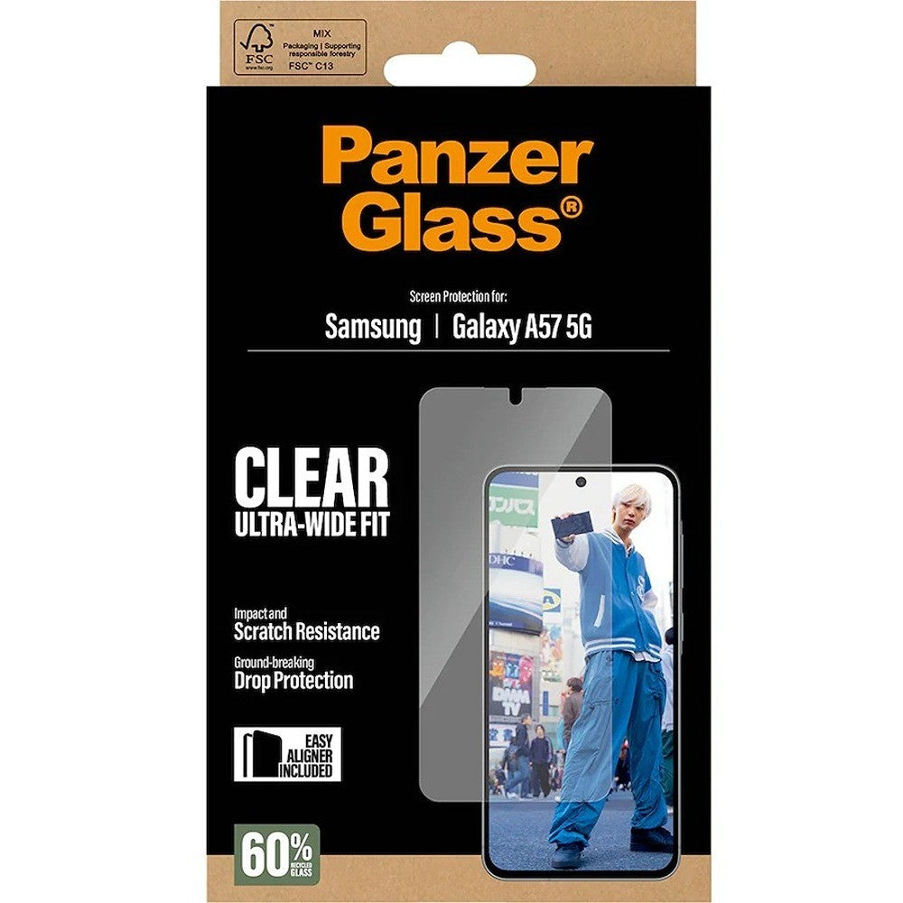 PanzerGlass Samsung Galaxy A57 Näytönsuoja Ultra-Wide Fit EasyAligner