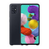 Samsung Galaxy A71 Suojakuori Silikoni Musta
