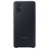 Samsung Original Galaxy A71 Kuori Silikonisuojus Musta