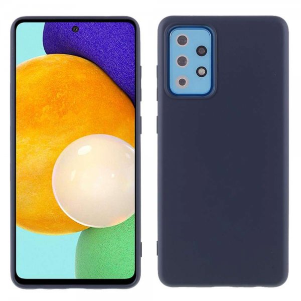 X-Level Samsung Galaxy A72 -kotelo nestemäistä silikonia, sininen