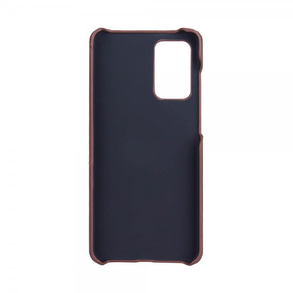 Onsala Samsung Galaxy A72 -kuori, jossa korttipaikka, ruskea