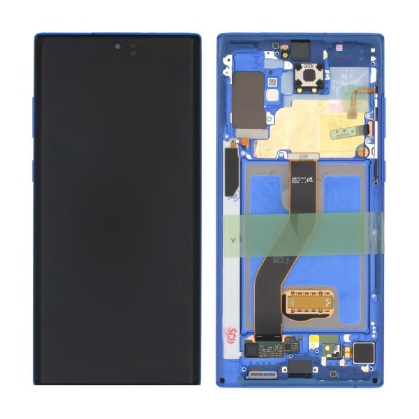 Samsung Galaxy Note 10 Plus 5G (SM-N975F) Näyttö LCD-paneelilla Alkuperäinen - Sininen
