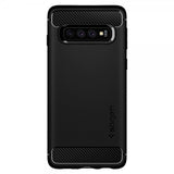 Spigen Samsung Galaxy S10 Suojakuori Rugged Armor Mattamusta
