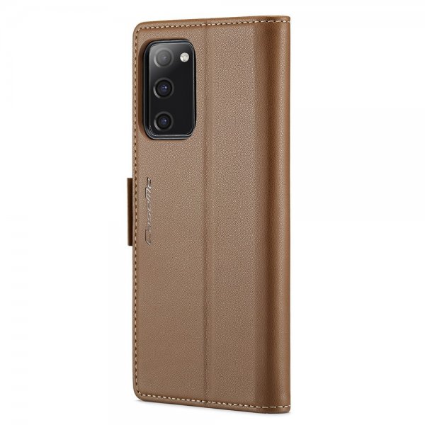 CaseMe Samsung Galaxy S20 FE Fodral 023 Series Ruskea