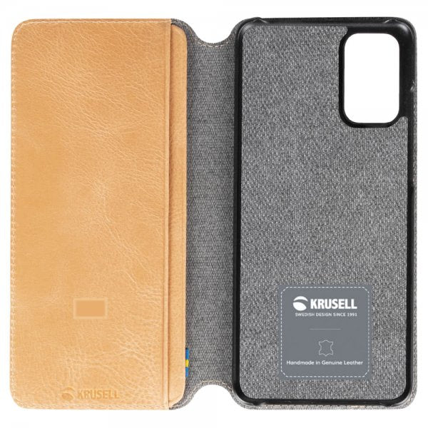 Krusell Samsung Galaxy S20 -kotelo, Sunne PhoneWallet Vintage Nude