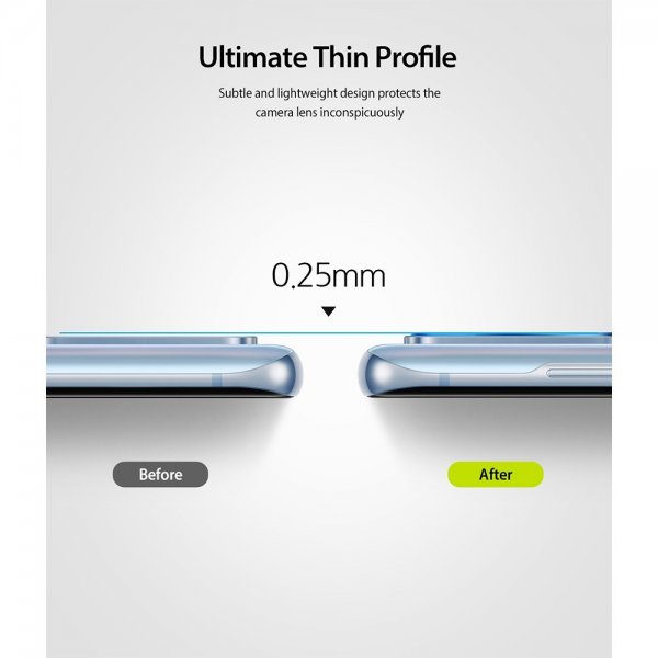 Ringke Samsung Galaxy S20 Kameran suojalasi 3 kpl pakkaus