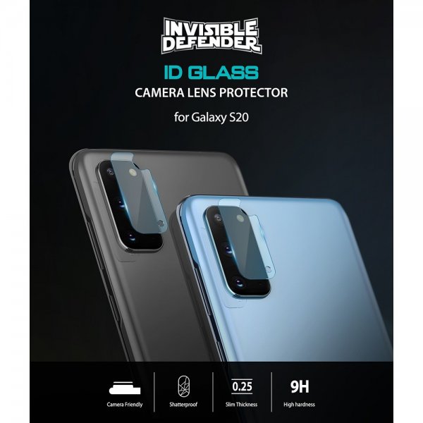 Ringke Samsung Galaxy S20 Kameran suojalasi 3 kpl pakkaus