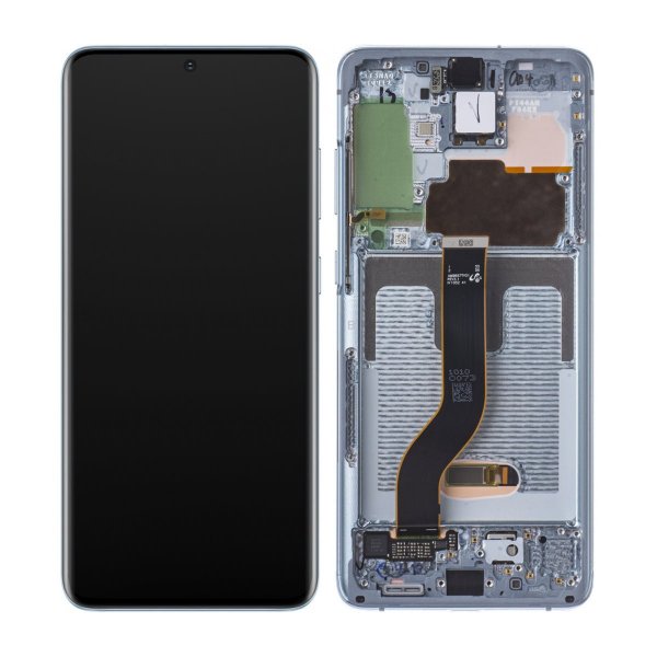 Samsung Galaxy S20 Plus 4G/5G (G985/G986) Alkuperäinen näyttö LCD-paneelilla - Vaaleansininen
