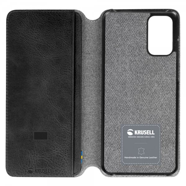 Krusell Samsung Galaxy S20 Plus Sunne PhoneWallet Vintage Black -suojakotelo