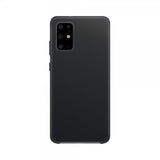 Xqisit Samsung Galaxy S20 Plus -silikonikotelo, musta