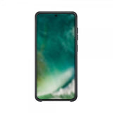 Xqisit Samsung Galaxy S20 Plus -silikonikotelo, musta
