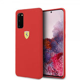 Ferrari Samsung Galaxy S20 Suojakuori Logolla, Punainen