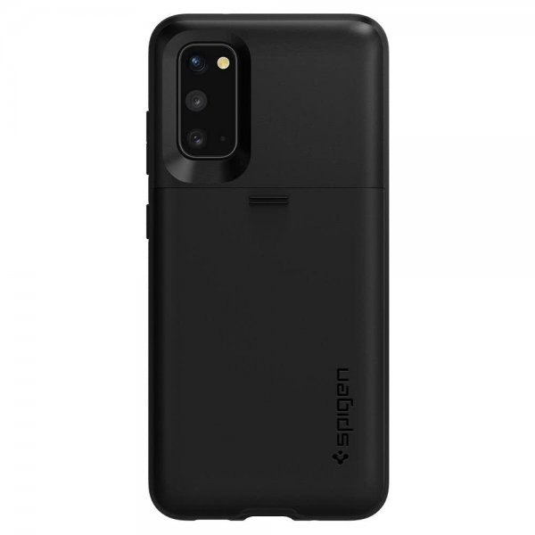 Spigen Samsung Galaxy S20 Slim Armor CS -suojakuori, musta