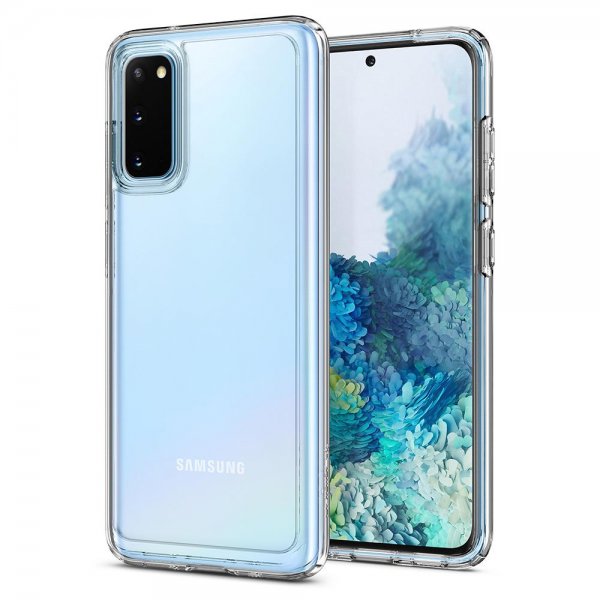 Spigen Samsung Galaxy S20 Suojakuori Ultra Hybrid Crystal Clear