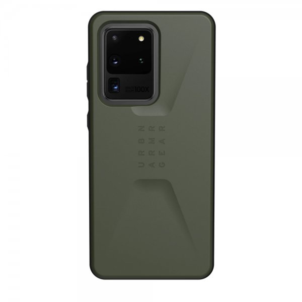Urban Armor Gear (UAG) Samsung Galaxy S20 Ultra Suojakuori Civilian Olive Drab