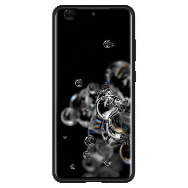 Spigen Samsung Galaxy S20 Ultra -suojakuori Liquid Air Matte Black