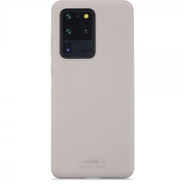 holdit Samsung Galaxy S20 Ultra Suojakuori Silikoni Taupe