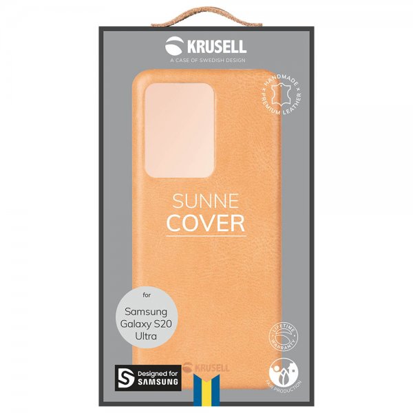 Krusell Samsung Galaxy S20 Ultra Suojakuori Sunne Cover Vintage Nude