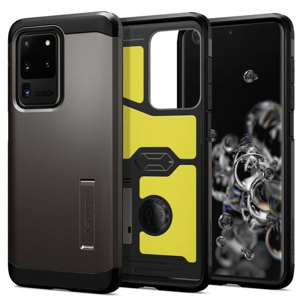 Spigen Samsung Galaxy S20 Ultra Suojakuori Tough Armor Gunmetal