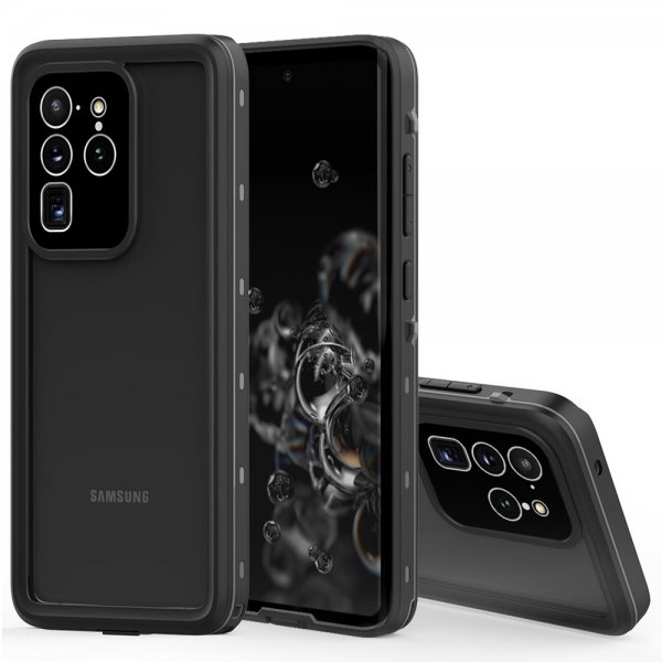 Redpepper Samsung Galaxy S20 Ultra Kuori Vedenkestävä IP68 Musta