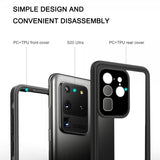 Redpepper Samsung Galaxy S20 Ultra Kuori Vedenkestävä IP68 Musta