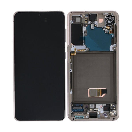Samsung Galaxy S21 5G näyttö, LCD-näyttö ja kamera – alkuperäinen – violetti