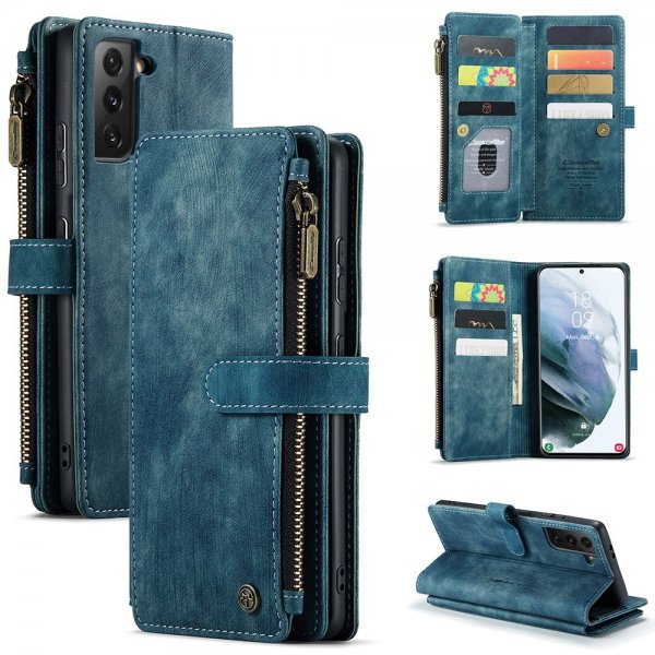 CaseMe Samsung Galaxy S21 FE -suojakuori C30 Series Petrol