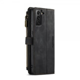 CaseMe Samsung Galaxy S21 FE -kotelo C30 Series Musta