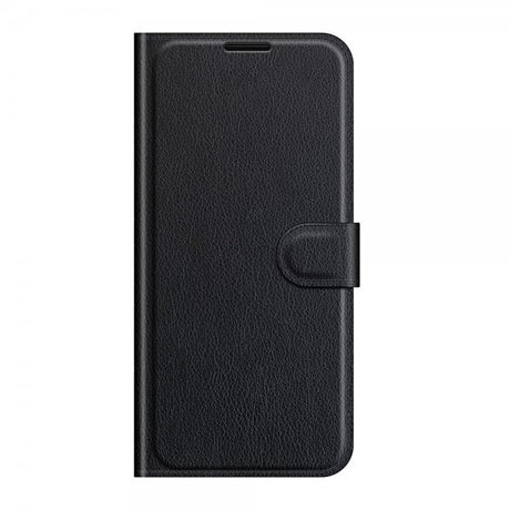 Samsung Galaxy S21 FE Litchi musta kotelo