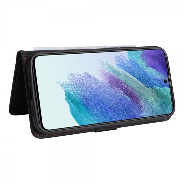 Betopnice Samsung Galaxy S21 FE -suojakuori irrotettavalla kuorella 005 musta