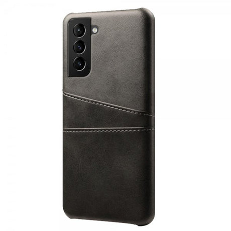 Samsung Galaxy S21 FE Kuori, jossa kaksi korttipaikkaa, musta