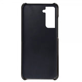 Samsung Galaxy S21 FE Kuori, jossa kaksi korttipaikkaa, musta