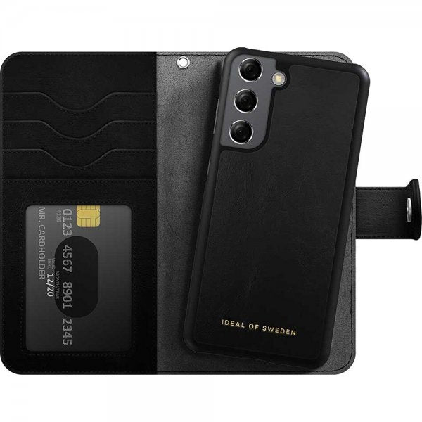 Ideal of Sweden Samsung Galaxy S21 Kotelo Magnet Wallet+ Musta