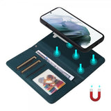 Betopnice Samsung Galaxy S21 Kotelo irrotettavalla kuorella 005 Sininen