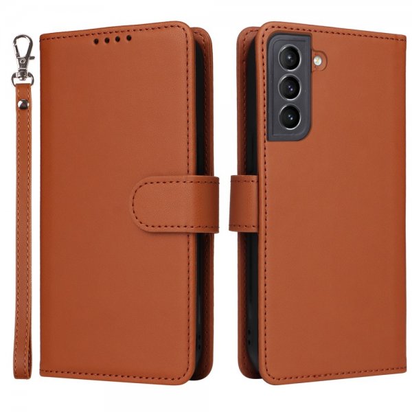 Betopnice Samsung Galaxy S21 Kotelo irrotettavalla kuorella 005 Ruskea