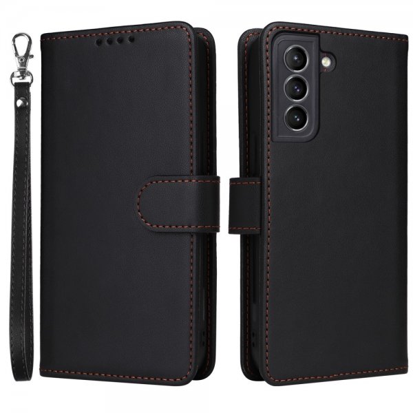 Betopnice Samsung Galaxy S21 -kotelo irrotettavalla kuorella 005 musta