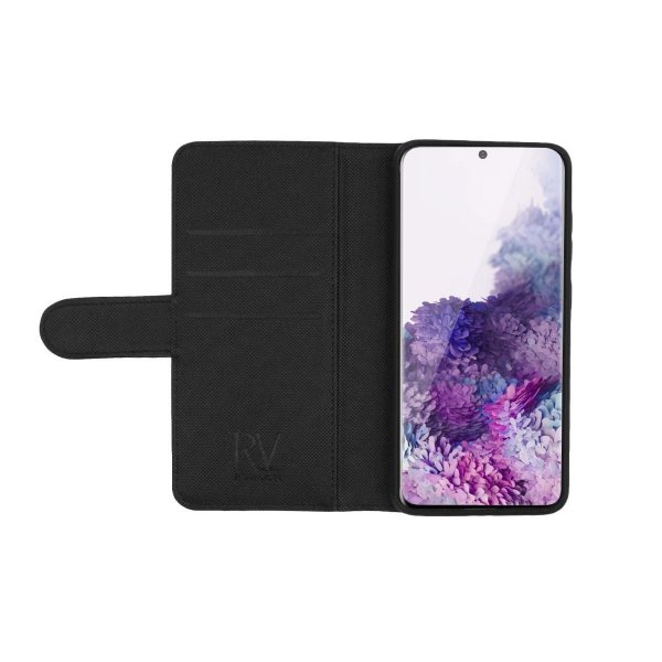 Rvelon Samsung Galaxy S21 Plus Kotelo Magneettisesti Irrotettava Kuori Musta