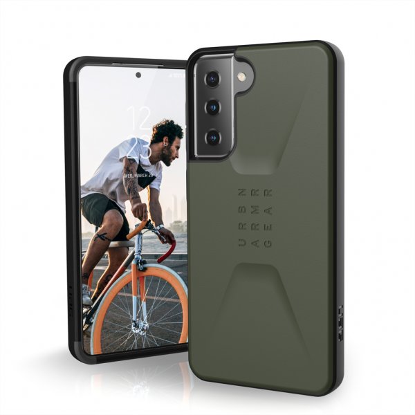 Urban Armor Gear (UAG) Samsung Galaxy S21 Plus Civilian Olive -suojakuori