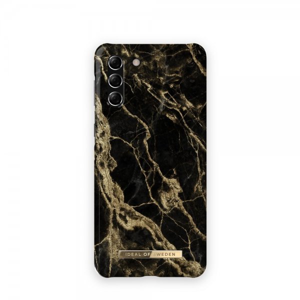 Ideal of Sweden Samsung Galaxy S21 Plus -suojakuori Fashion Case Golden Smoke Marble