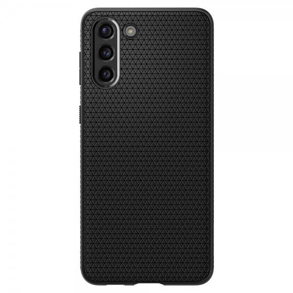 Spigen Samsung Galaxy S21 Plus -suojakuori Liquid Air Matte Black