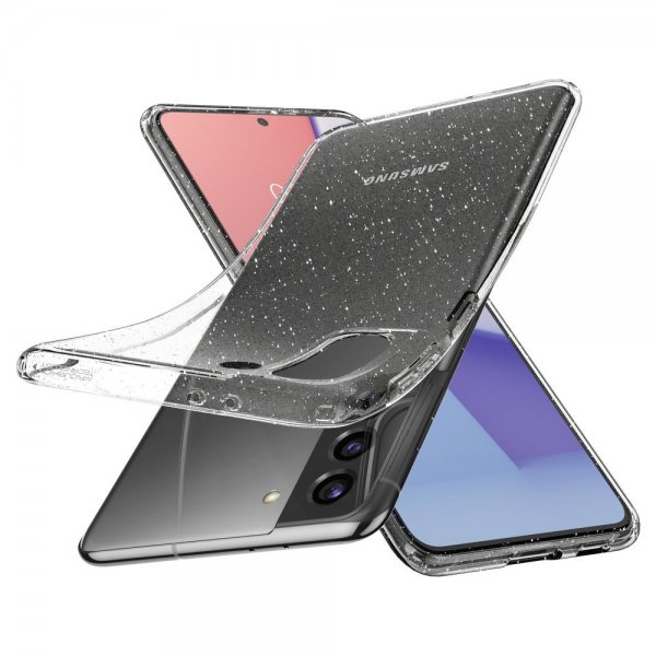 Spigen Samsung Galaxy S21 Plus Kuoret Liquid Crystal Glitter Crystal Quartz
