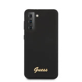 Guess Samsung Galaxy S21 Plus Kuoret Metal Logo Musta