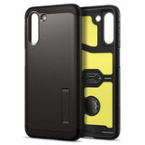 Spigen Samsung Galaxy S21 Plus -suojakuori Tough Armor Gunmetal