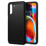 Spigen Samsung Galaxy S21 Plus Kuoret Tough Armor Musta